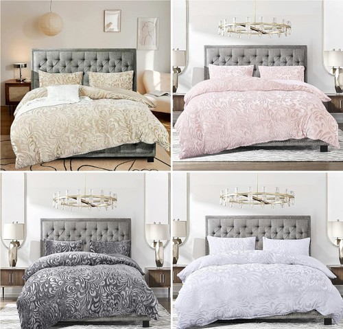 Teddy fleece bettbezug - bettbezug, set